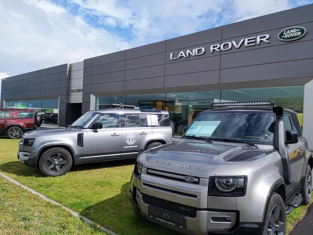 Defender A-KIP®, захищений TRASCO, у дилера Land Rover у Бельгії