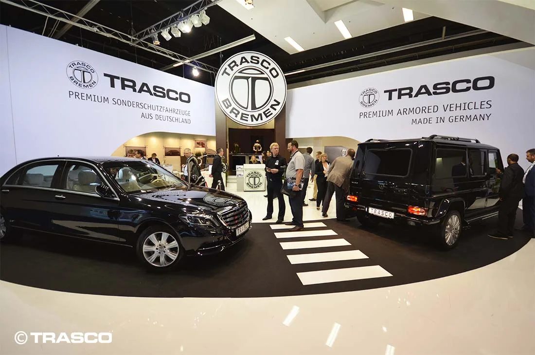 Подовжені броньовані VIP-автомобілі TRASCO на виставці IAA 2015 у Франкфурті