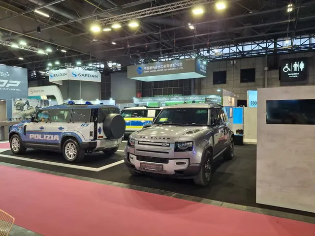 Le Defender A-KIP® de TRASCO sur le stand du salon Milipol Paris 2025