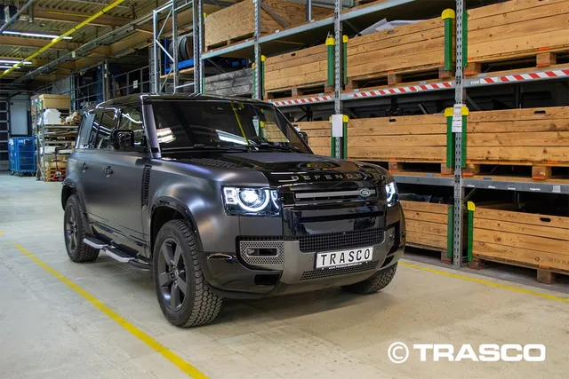 Defender 110 V8 з балістичним захистом TRASCO A-KIP® Level 4