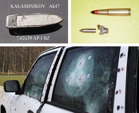 Hartkernmunition mit Brandsatz BZ-API für die AK-47