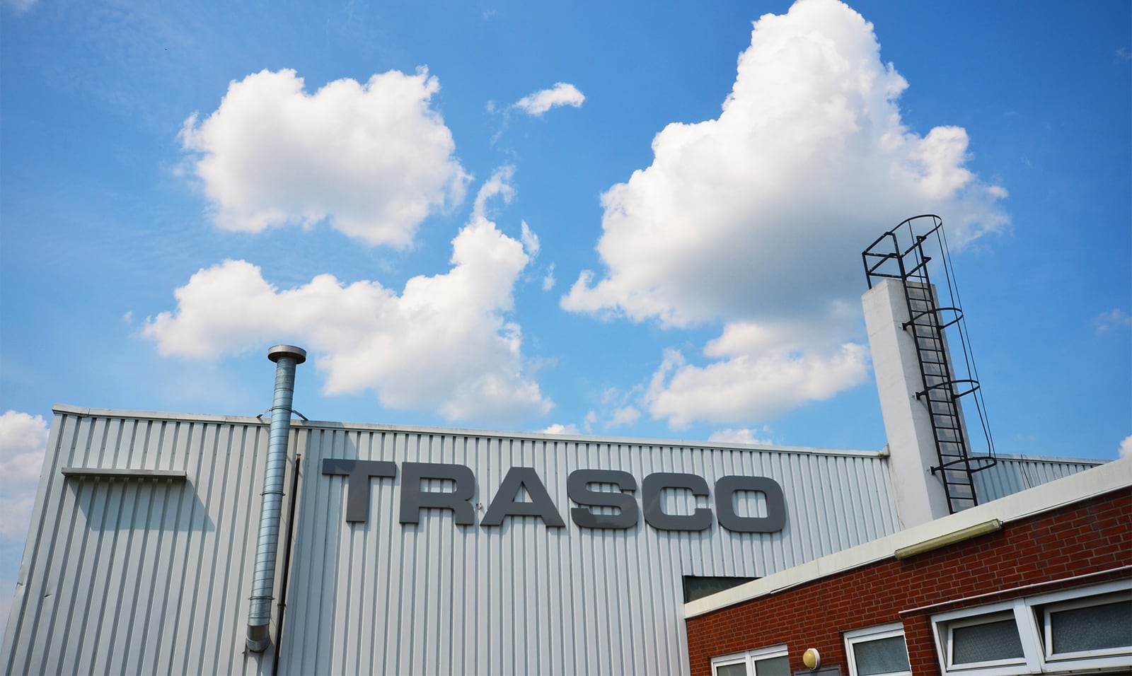TRASCO lettering on the plant in Bremen
