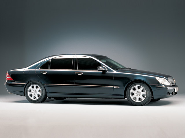TRASCO armored limousine based on the Mercedes-Benz W220