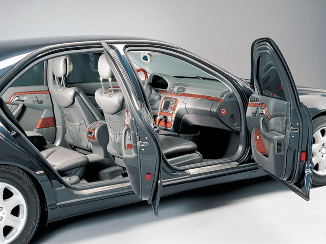 TRASCO armored limousine based on the Mercedes-Benz W220