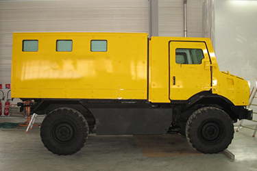 Вантажівка на базі Unimog U5000, програма OEM компанії TRASCO