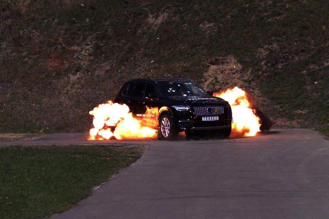 Сертифікаційне випробування позашляховика Volvo XC90 у державній випробувальній установі Beschussamt (7)