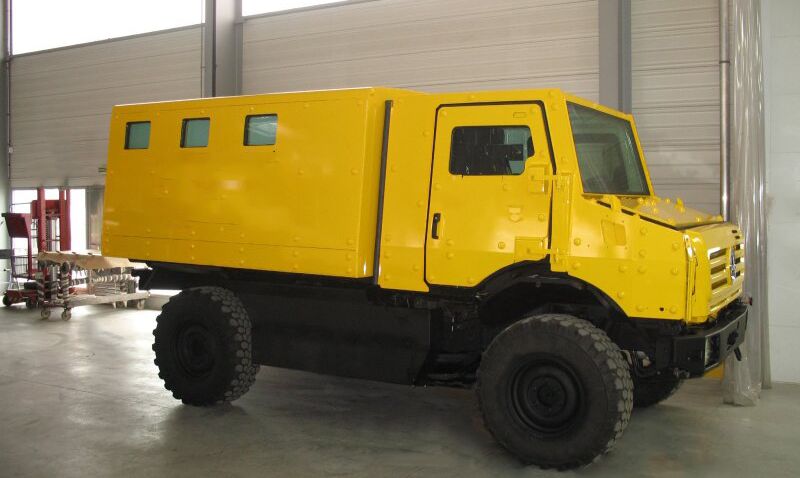 Cabine blindée TRASCO pour camions OEM