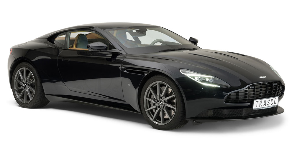 Gepanzerter Aston Martin DB11 von TRASCO, Dreiviertelansicht von vorn