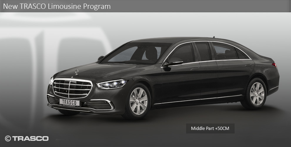 Візуалізація: центральна секція +50 см, на базі Mercedes-Benz S-Класу (V223)