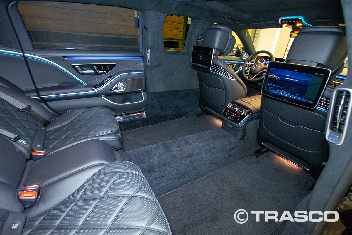 Fond einer verlängerten Limousine von TRASCO