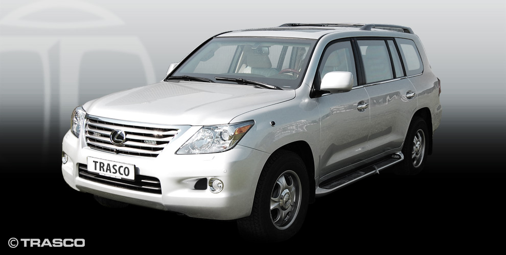 Concept de protection du Lexus LX allongé par TRASCO : cellule blindée, verre balistique et composants protégés