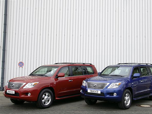 Lexus LX 570 à empattement allongé, blindé par TRASCO