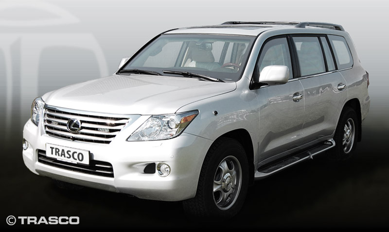 Lexus LX à empattement allongé, blindé par TRASCO, vue de trois quarts avant