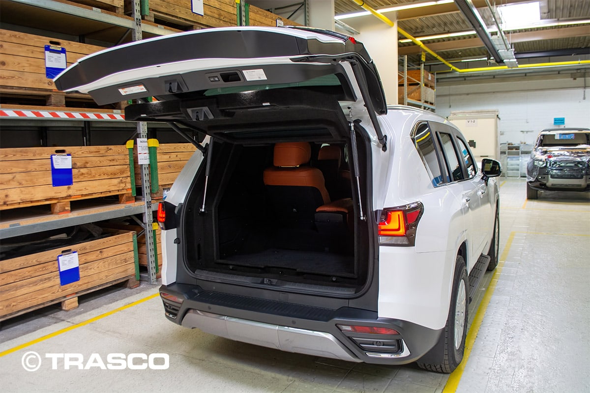 Lexus LX 600 blindé par TRASCO, avec roues renforcées