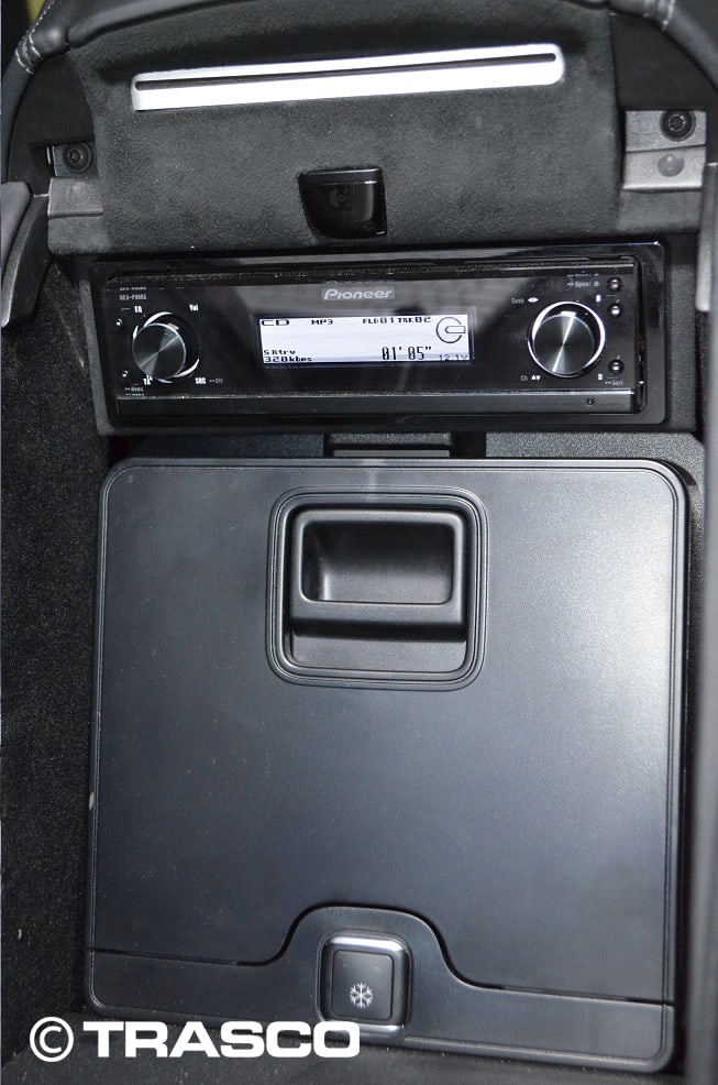 TRASCO VIP SUV XXLong based on the Mercedes-Benz G 63 AMG, cold compartment and multimedia unit