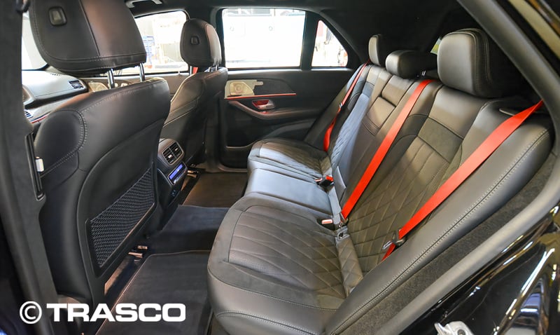 Gepanzerter SUV auf Basis des Mercedes-Benz GLE 63 AMG: Fondsitze