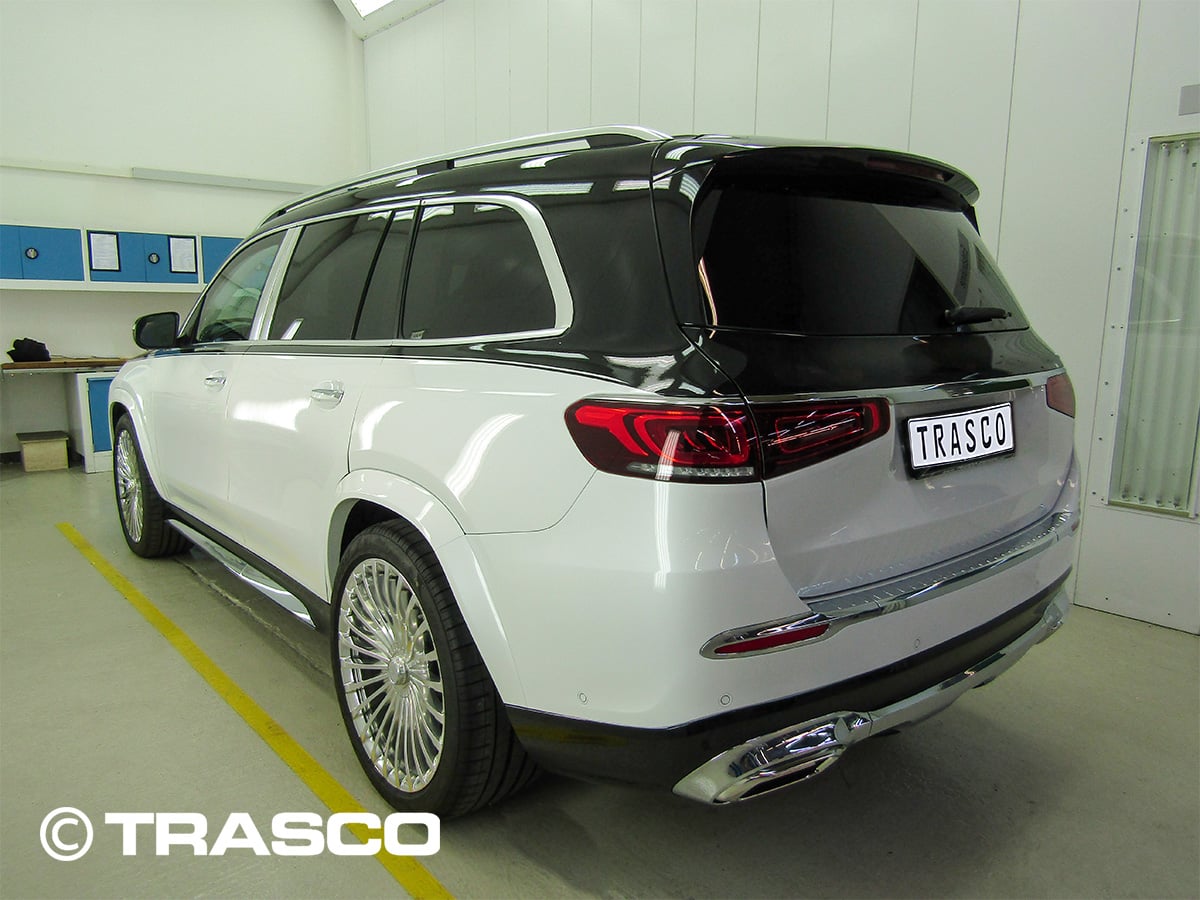 SUV avec protection A-KIP® sur base du Mercedes-Benz GLS 600, vue extérieure