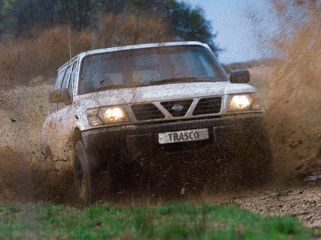 Nissan Patrol Peacekeeper blindé par TRASCO en tout-terrain