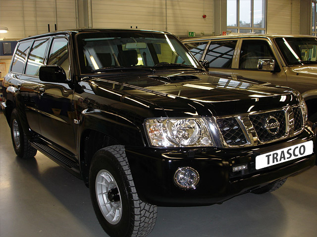 Nissan Patrol Peacekeeper blindé par TRASCO dans l’usine TRASCO