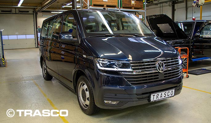 Броньований мікроавтобус Volkswagen Multivan від TRASCO